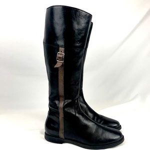 COLE HAAN Black Riding Boots Sz 6B